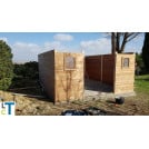 Abri de jardin en bois thermo traité de 12m²-HABRITA