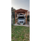 Auvent "Liberté Camping Car" avec des dimensions de 3,5 x 7 mètres