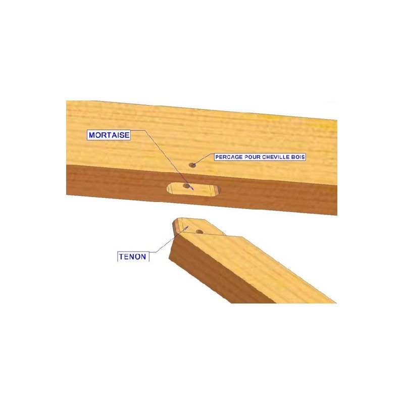 Ossature bois double pente de fabrication française-HABRITA