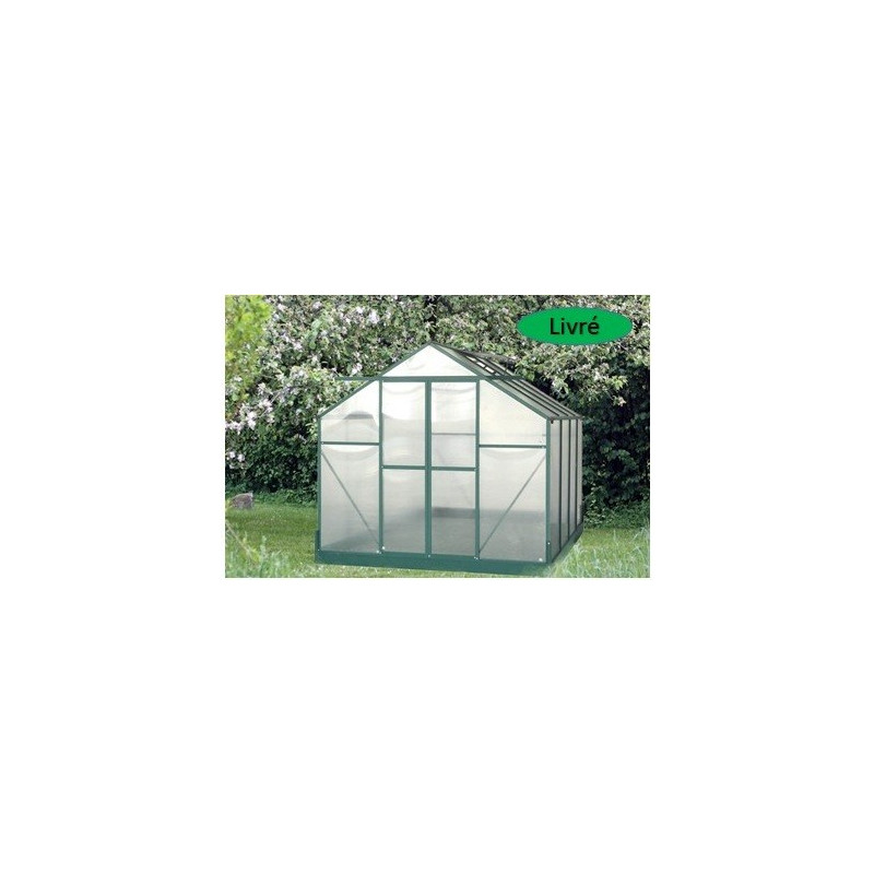 Serre jardin structure alu couleur verte 7,08 m2