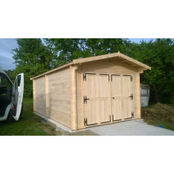 Garage  en bois d'une suoperficie de 24.23m2-HABRITA