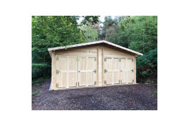 Les avantages d'un garage en bois au fond du jardin